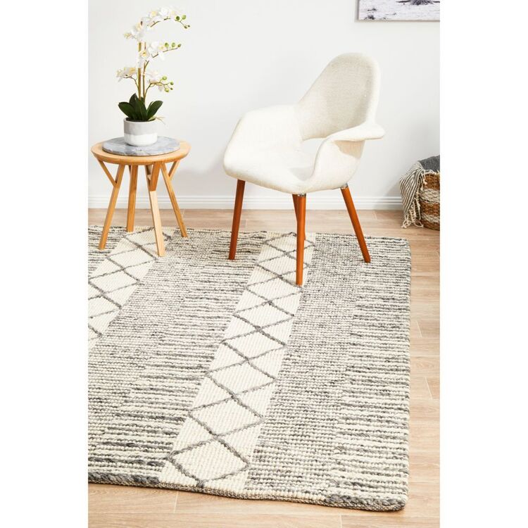 Rug Culture Skandi 316 Rug Grey