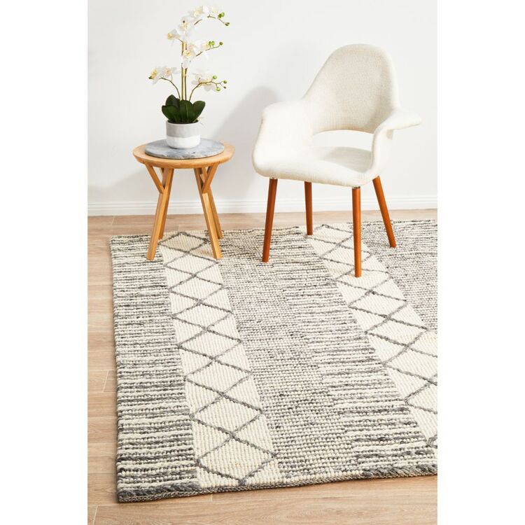 Rug Culture Skandi 316 Rug Grey