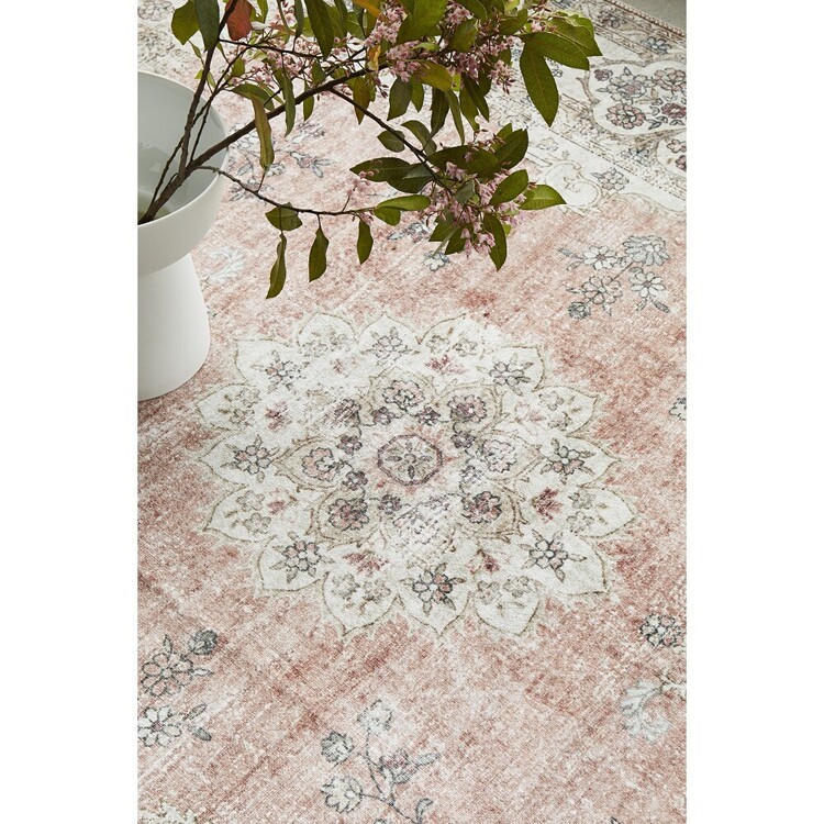 Rug Culture Kindred Coco Rug Peach Rose | Spotlight Australia