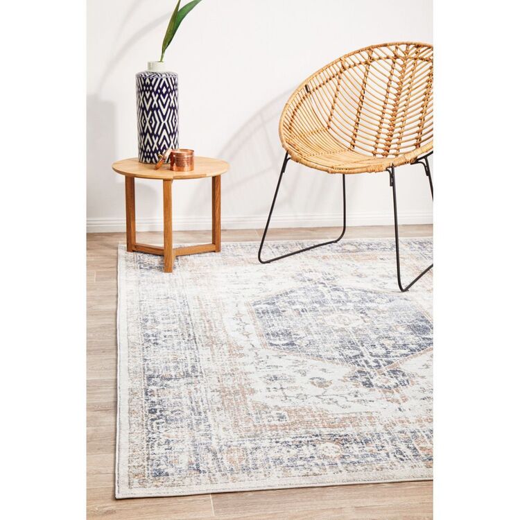 Spotlight Blue Rug Rug Culture Mayfair Lorissa Rug Blue 400 x 300 cm | Spotlight Australia