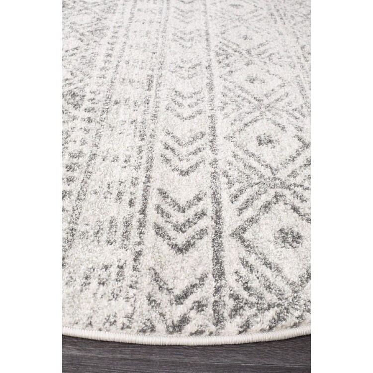 Off White Rug Roumd Rug Culture Oasis 456 Round Rug Off White | Spotlight Australia