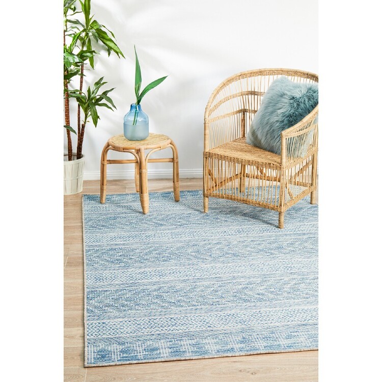 Rug Culture Terrace 5505 Indoor/Outdoor Rug Blue