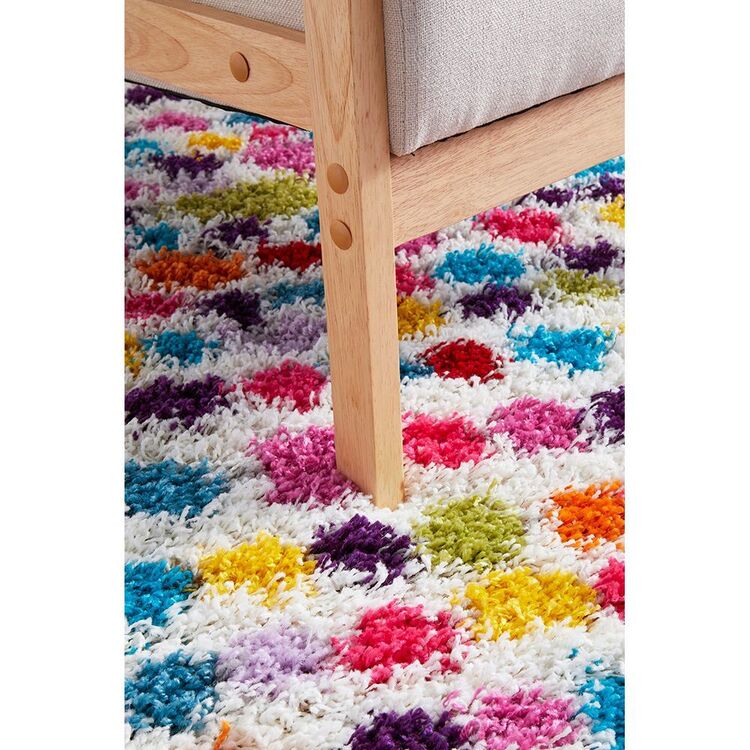 Rug Culture Vegas Dot Rug Multicoloured