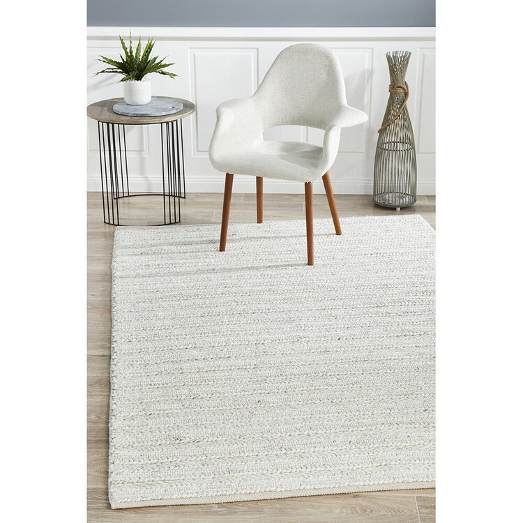 All White Rugs Rug Culture Harvest 801 Rug White | Spotlight Australia