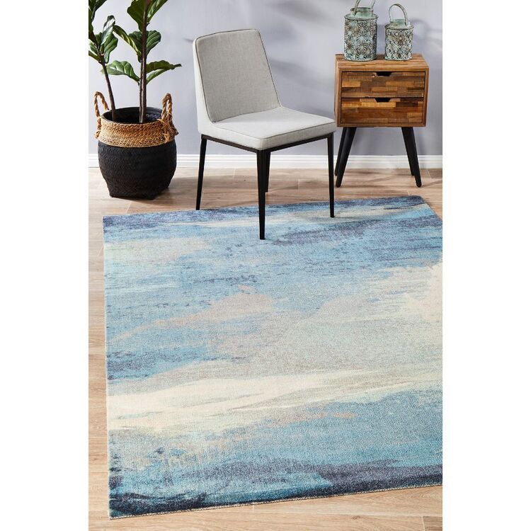 Spotlight Blue Rug Rug Culture City 563 Rug Blue | Spotlight Australia