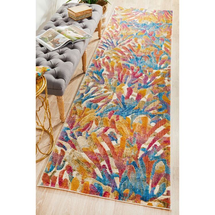 Rug Culture Dreamscape 855 Hall Runner Navy