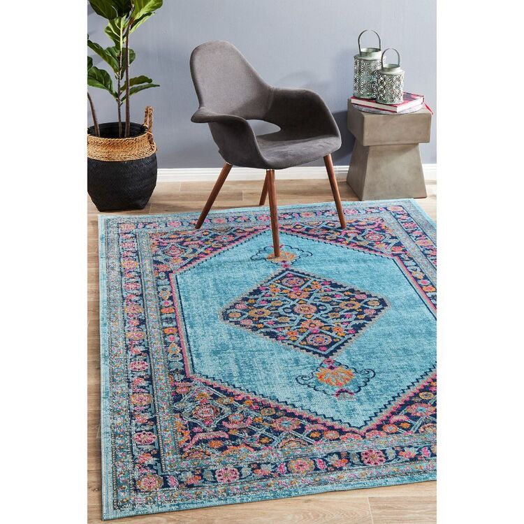 Rug Culture Eternal 910 Blue Rug Blue