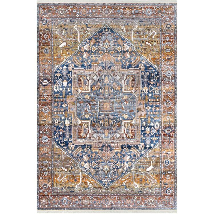 Rug Culture Heriz Rust Rug Multicoloured