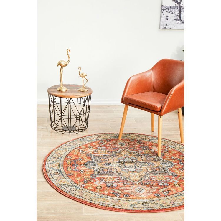 Rust Round Rug Rug Culture Legacy 850 Rust Round Rug Rust