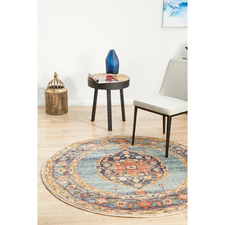 Rug Culture Legacy 862 Round Rug Rust