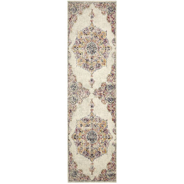 Rug Culture Museum 864 Hall Runner Off White | Spotlight Australia
