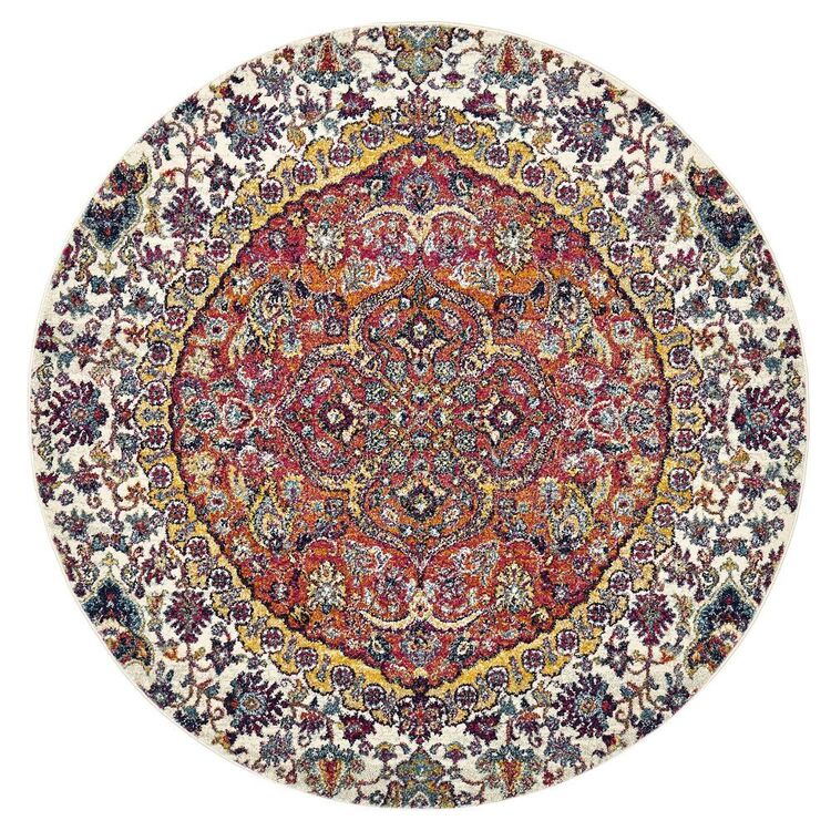 Forom Rust Rug Rug Culture Museum 867 Round Rug Rust | Spotlight Australia