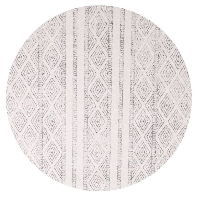 Rug Culture Oasis 450 Round Rug Off White 200 x 200 cm