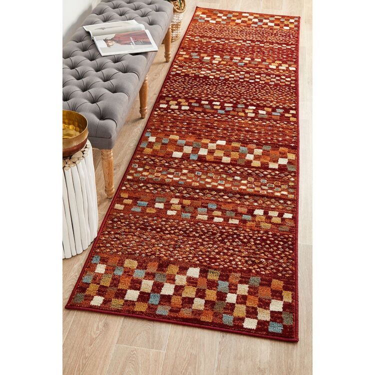 Rug Culture Oxford 431 Runner Rust
