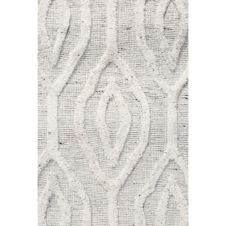 Spotlight Rug Mesh Rug Culture Visions 5050 Rug Silver 280 x 190 cm | Spotlight Australia