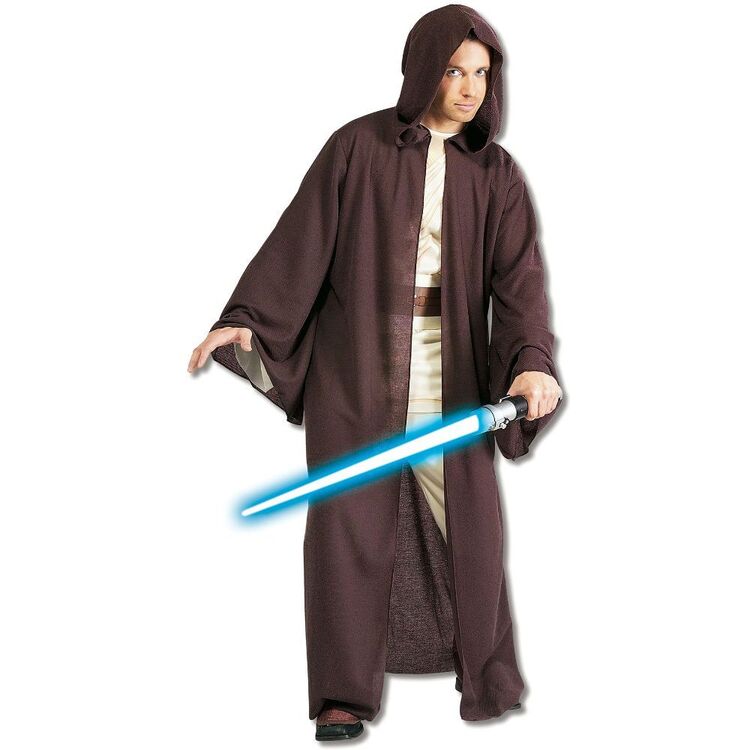 Jedi Robe Adult Deluxe Costume Multicoloured Standard