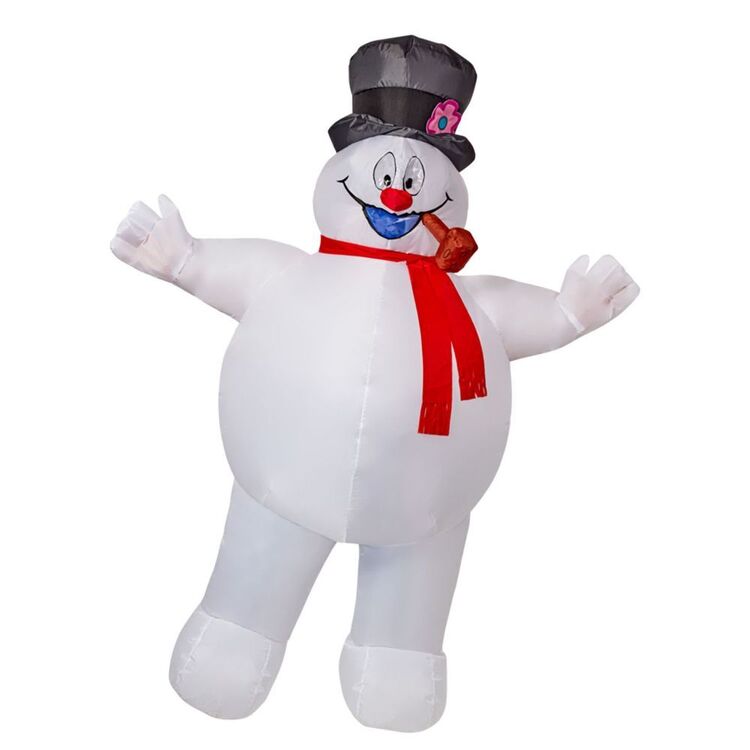 Frosty Snowman Inflatable Costume Multicoloured