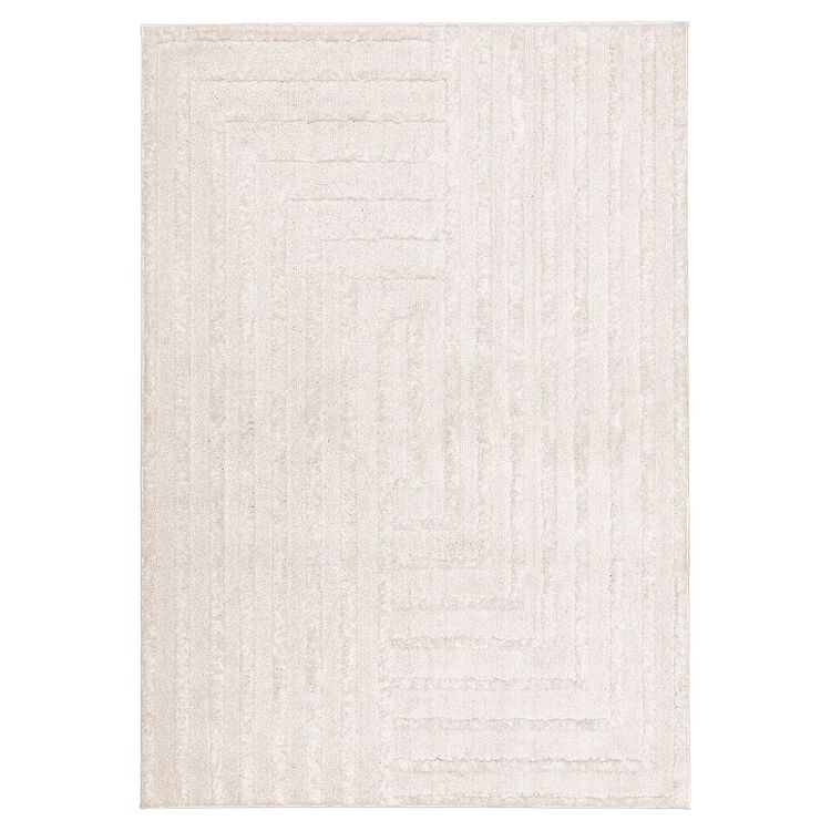 Loopsie Stazz Modern Rug Cream