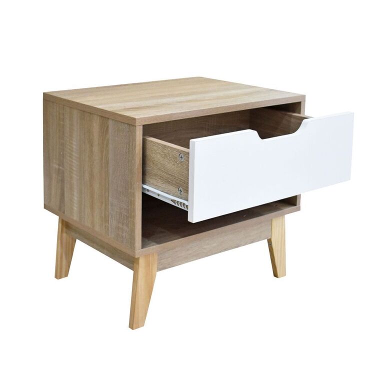 Milano Decor Manly Bedside Table Brown