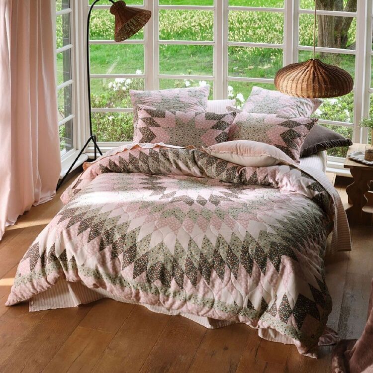 Linen House Dusty Quilt Cover Set Rose