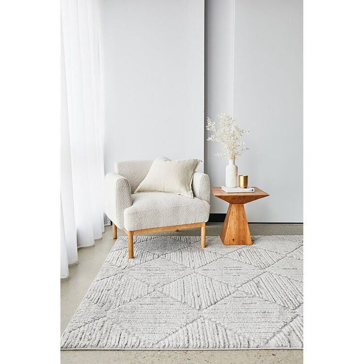 Rug Culture Serenade Shilo Runner Silver