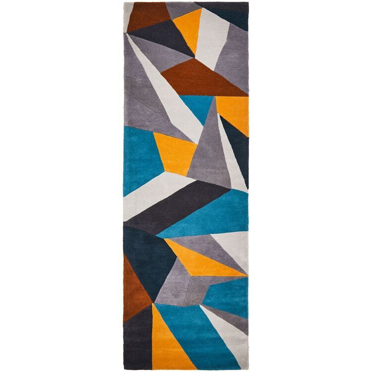 Rug Culture Matrix 902 Runner Yellow