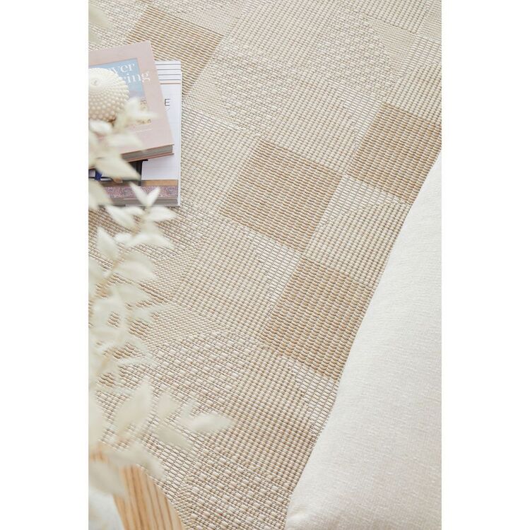 Rug Culture Patio Selin Indoor/Outdoor Rug Natural