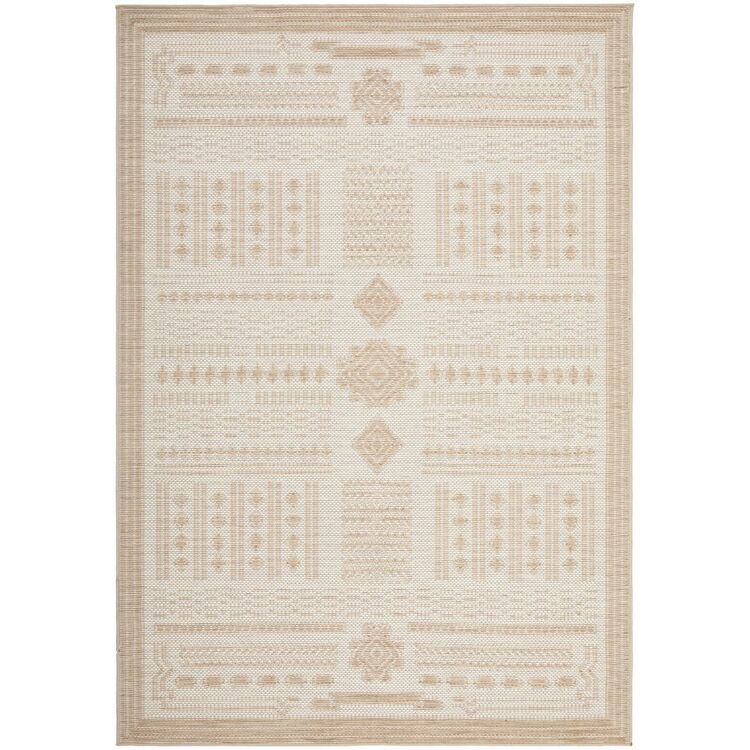 Rug Culture Patio Ziggy Indoor/Outdoor Rug Natural