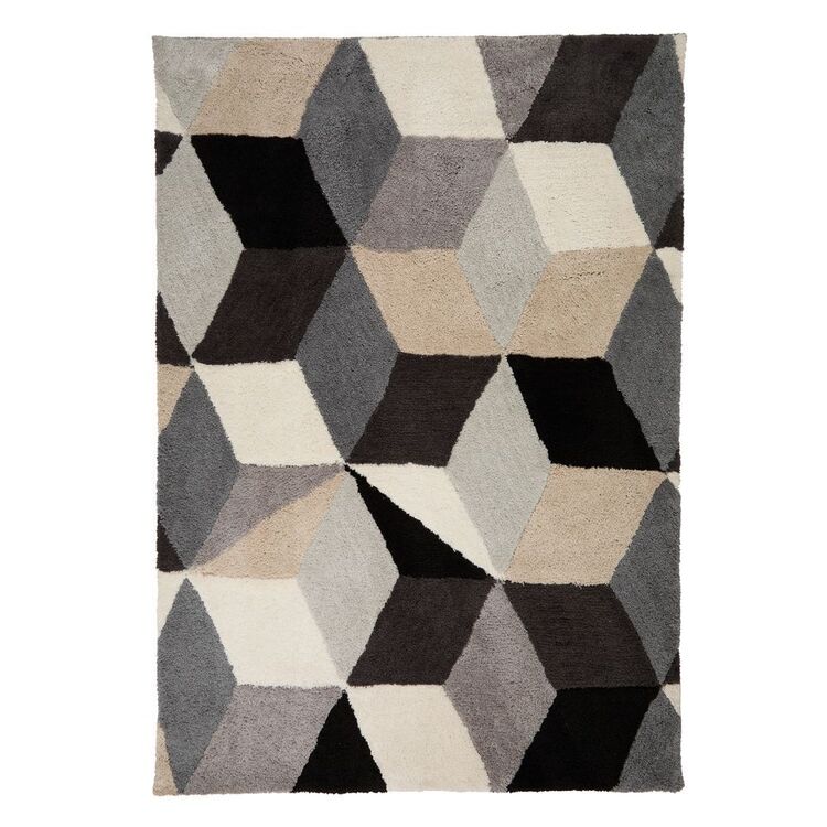 KOO Grove Geo Rug Multicoloured
