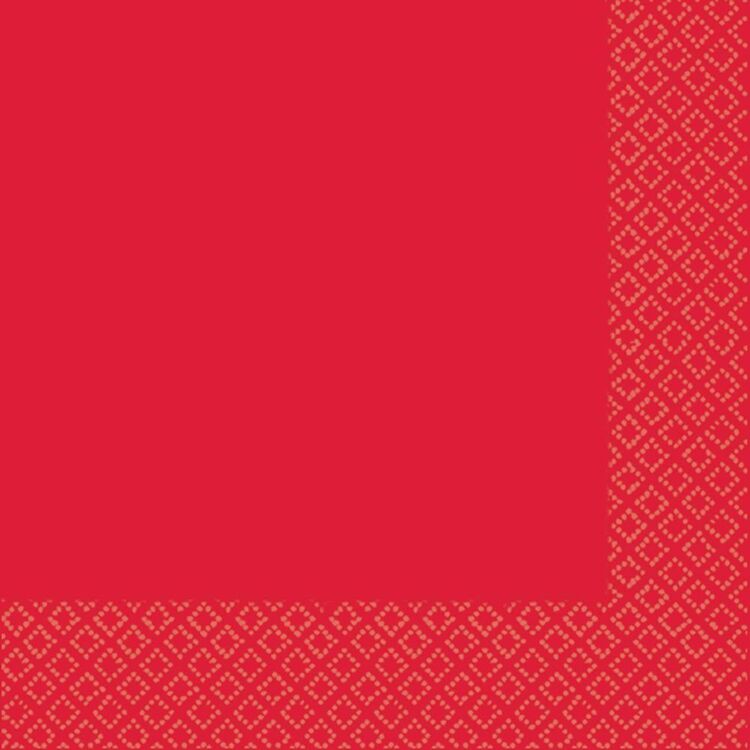 Dinner Napkins 40 Pack Red