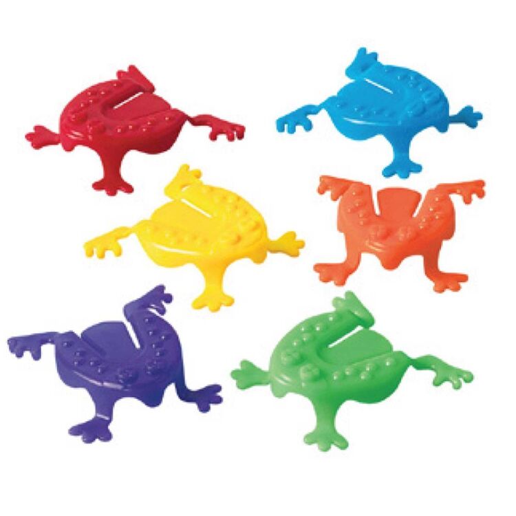 Jumping Frogs Favours Multicoloured - Main Image