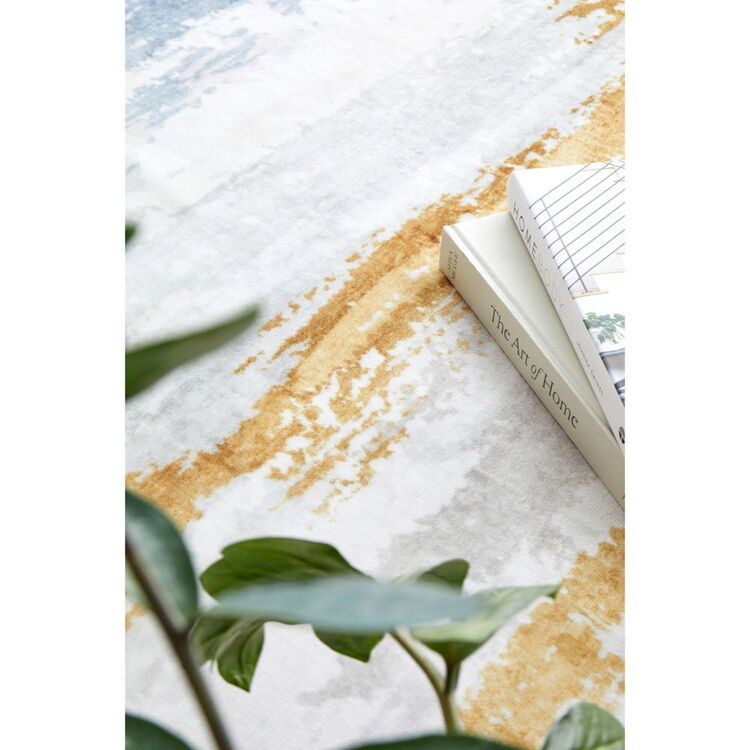 Rug Culture Revive Kyle Machine Washable Rug Silver