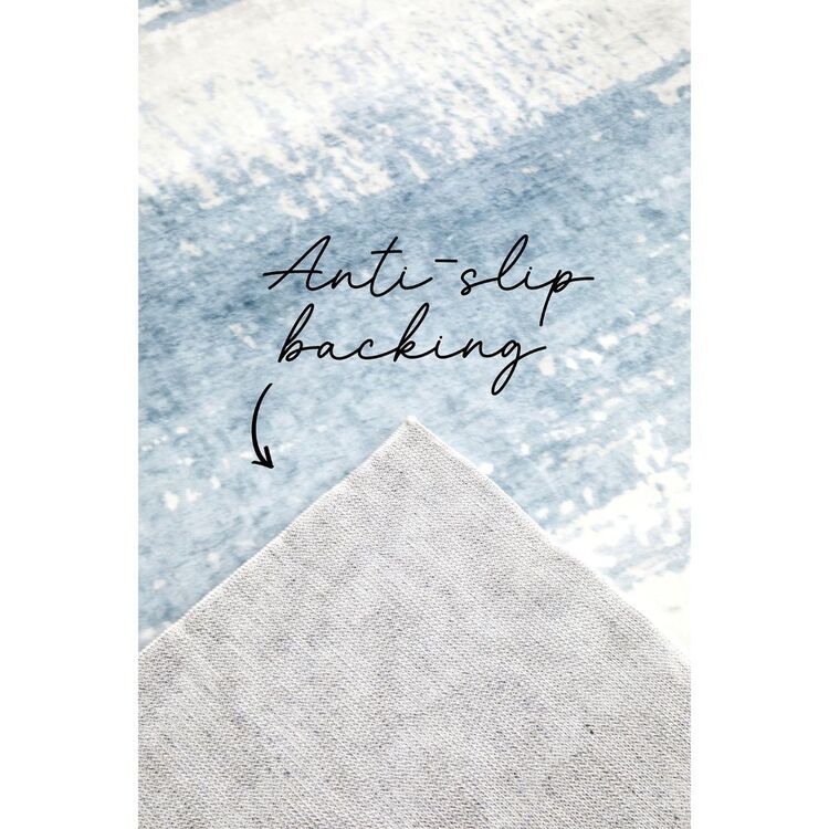 Rug Culture Revive Kyle Machine Washable Rug Silver