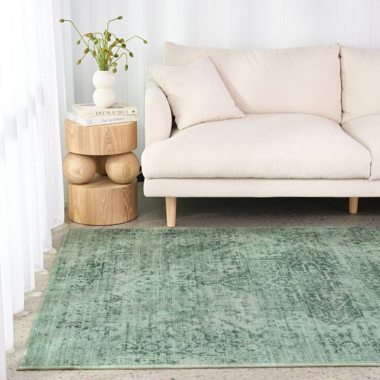 Rinkle Rug Green Rug Rug Culture Gemstone Rug Green 320 x 230 cm | Spotlight Australia