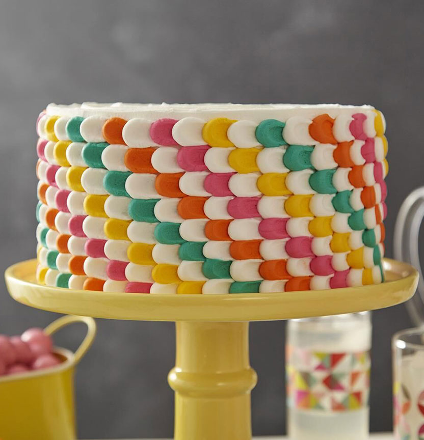 Pulled Dot Party Cake Project
