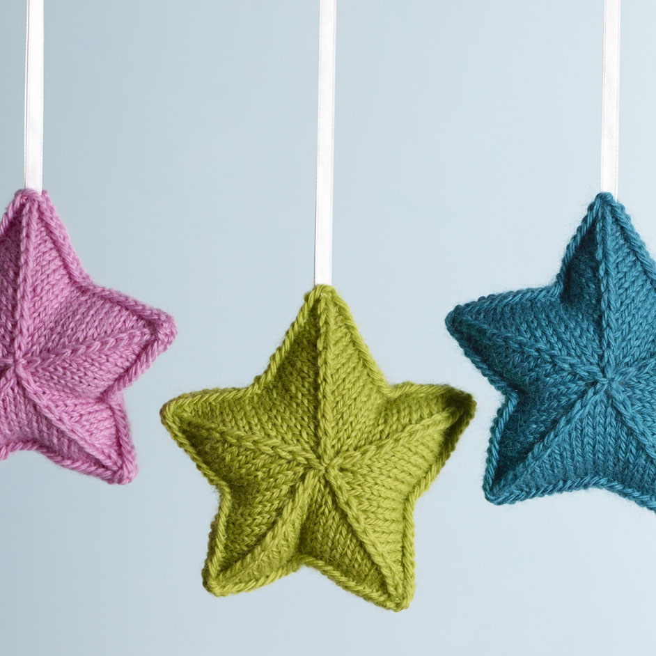 Pure Wool Entwine Christmas Stars Project
