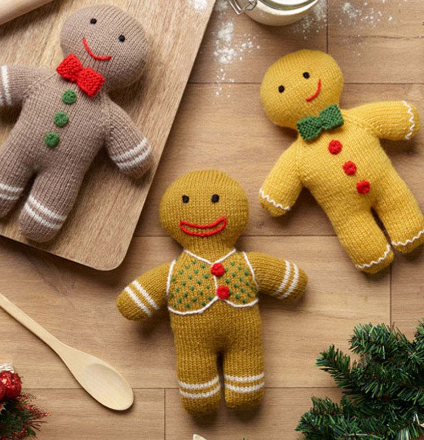 Pure Wool Entwine Gingerbread People Project