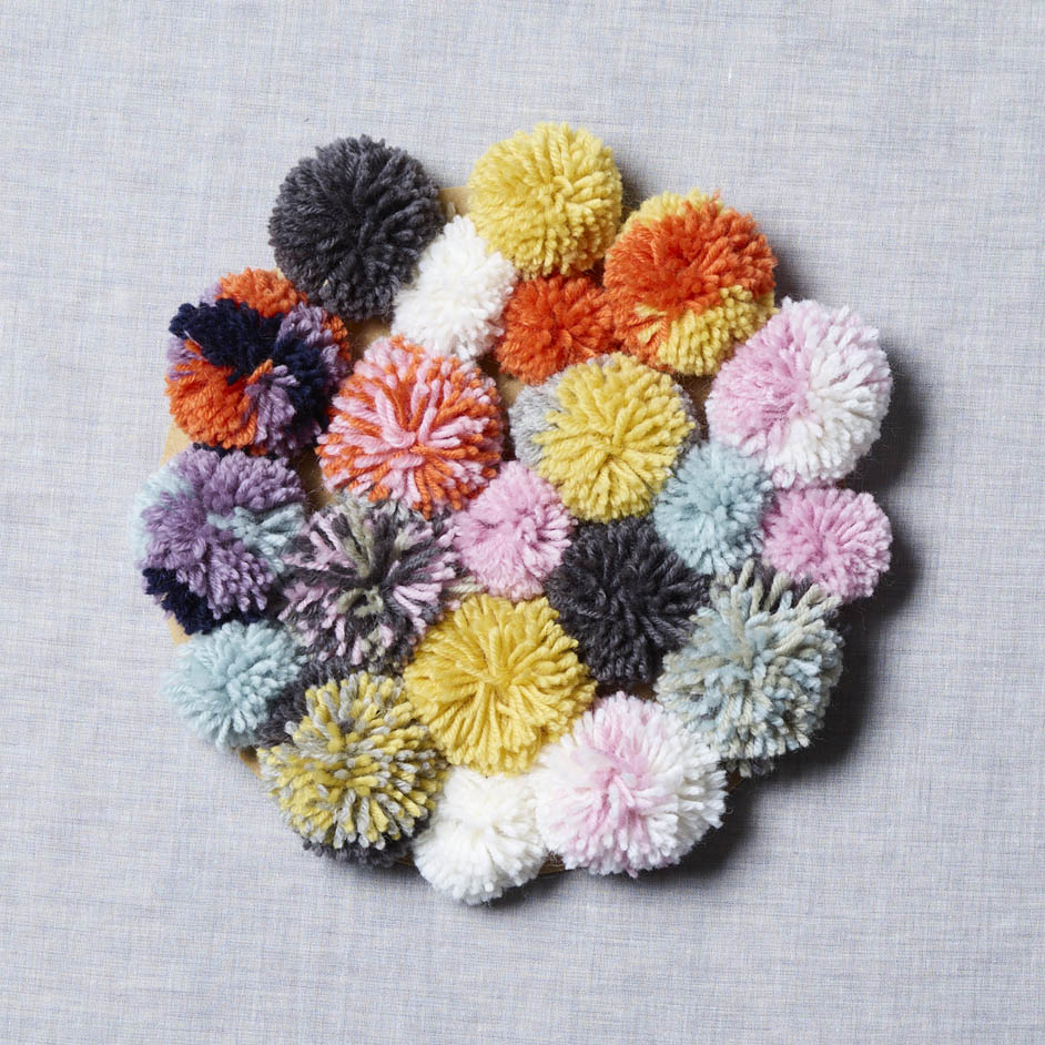 Pure Wool Pom Pom Wall Hanging Project
