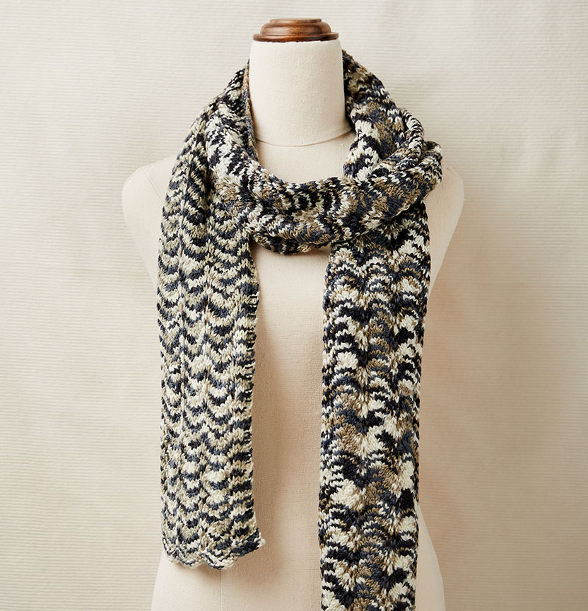 Pure Wool Printed Scarf Project