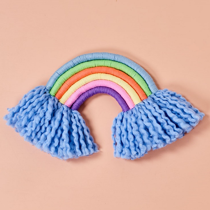 Rainbow Wall Hanging Project