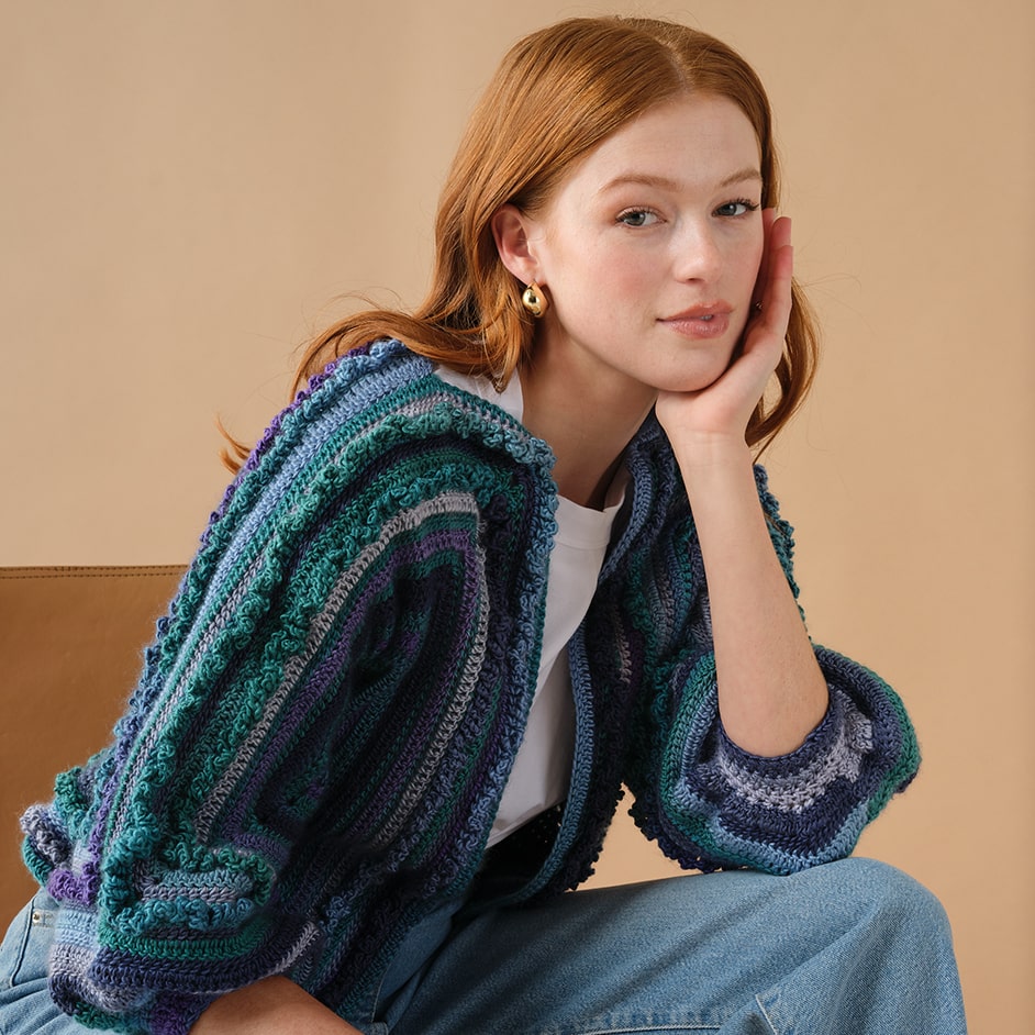 Reflection Hexi Crochet Cardigan Project | Spotlight New Zealand