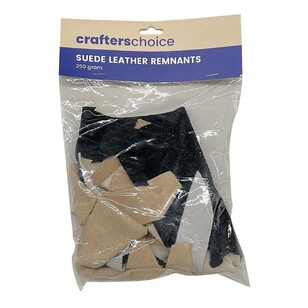 Crafters Choice Suede Leather Pieces Multicoloured 250 g