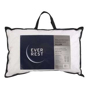 Ever Rest Goose 70% Down 30% Feather Standard Pillow