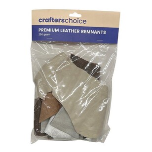 Crafters Choice Premium Leather Remnants Multicoloured