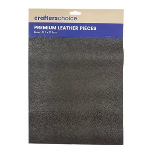Crafters Choice Premium Leather Brown 21.5 x 27.9 cm