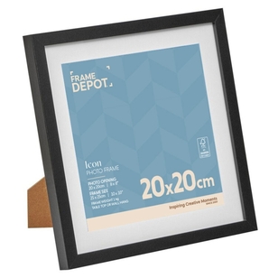 Frame Depot Core 20 x 20 cm Frame Black 20 x 20 cm