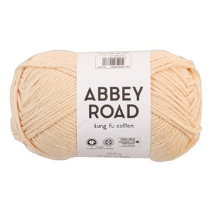 Abbey Road 100 g Kung Fu Cotton Yarn Cream100 g