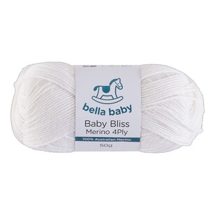 Bella Baby Baby Bliss Merino 4 Ply Yarn Cream