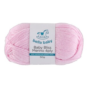 Bella Baby Baby Bliss Merino 4 Ply Yarn Sweet Pink