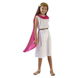 Spartys Greek Goddess Kids Costume Multicoloured